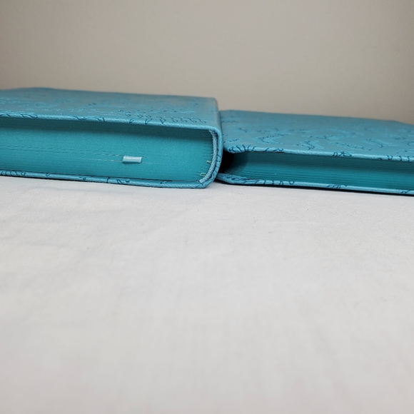 22B) BIBLE & JOURNAL Teal Soft Leather Large Print - Picture 8 of 8